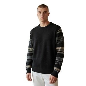 GAP‎ Men's Blue Striped Crewneck Sweater Size Medium